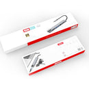 XO adapter HUB HUB003 8in1 hõbedane