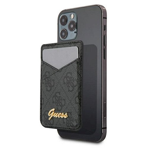 Guess karšu maciņš GUWMS4GTLBK pelēks MagSafe 4G