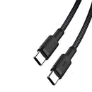XO-kabel NB-Q199 PD USB-C - USB-C 1,5m 100W svart