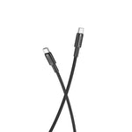 XO kabelis NB-Q199 PD USB-C - USB-C 1,5m 100W melns