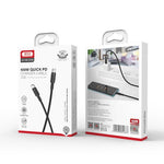 XO kabelis NB-Q199 PD USB-C - USB-C 1,5m 100W melns