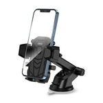 XO car smart device holder C76 black with suction cup