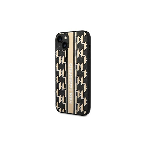 Karl Lagerfeld maciņš iPhone 14 Pro Max 6,7" KLHCP14XPGKLSKW brūns HC PU Monogram Stripe