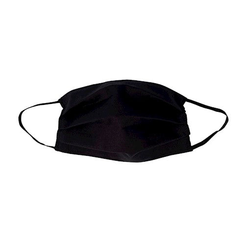 Izpārdošana_Atkārtoti lietojama sejas maska 100% kokvilna - melns, nav medicīniska prece