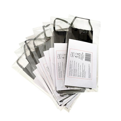 Taaskasutatav näomask 100% puuvillane - must, mittemeditsiiniline.