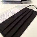 Taaskasutatav näomask 100% puuvillane - must, mittemeditsiiniline.