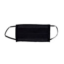 Izpārdošana_Atkārtoti lietojama vienas kārtas sejas maska 100% kokvilna, nav medicīniska prece, melna