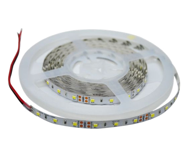 Professionell LED-remsa 12W/m, 12V, 60LED, SMD2835, IP33, varmvit 2700-3300K
