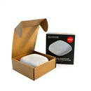 Fotoelektrisk rökdetektor KUPU 10, utrustad med självdiagnostik och testfunktion, automatisk tillkoppling efter installation