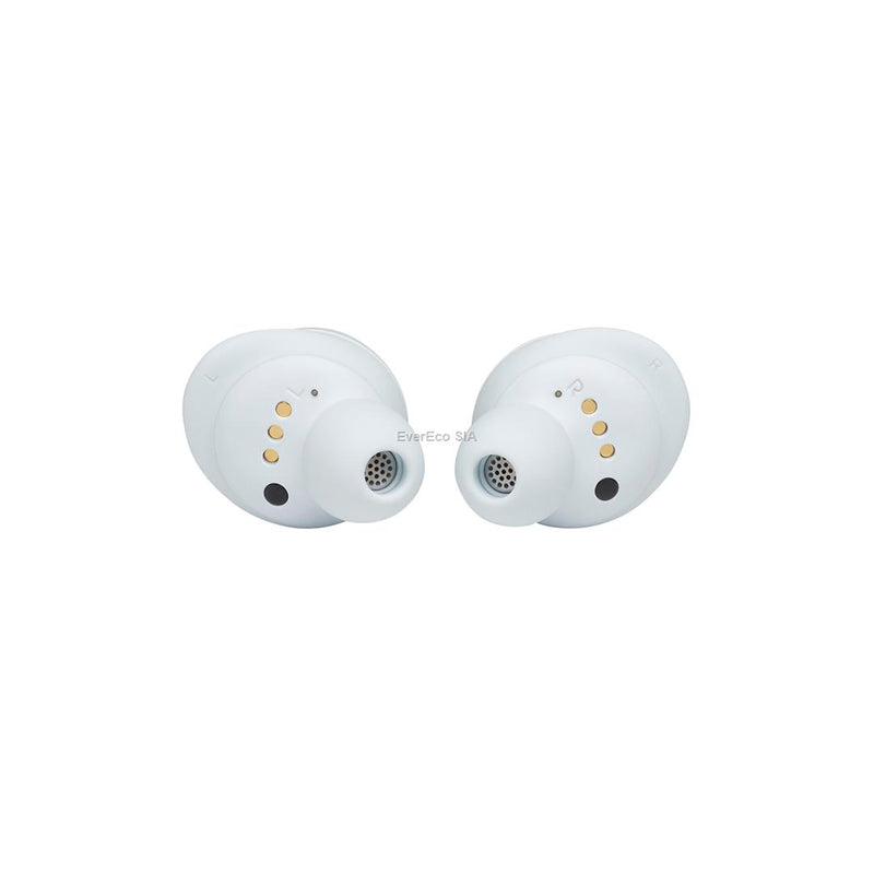 JBL Bluetooth 5.1 noise-canceling wireless headphones LIVE FREE NC+TWS, 20Hz - 20kHz, IPX7, compatible with Apple Siri, Google Assistant, Amazon Alexa, USB-C, includes ear tips, charging cable, charging case, white