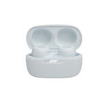 Беспроводные наушники JBL Bluetooth 5.1 с шумоподавлением LIVE FREE NC+TWS, 20 Гц - 20 кГц, IPX7, совместимость с Apple Siri, Google Assistant, Amazon Alexa, USB-C, насадки для наушников, кабель для зарядки, зарядный кейс, белый
