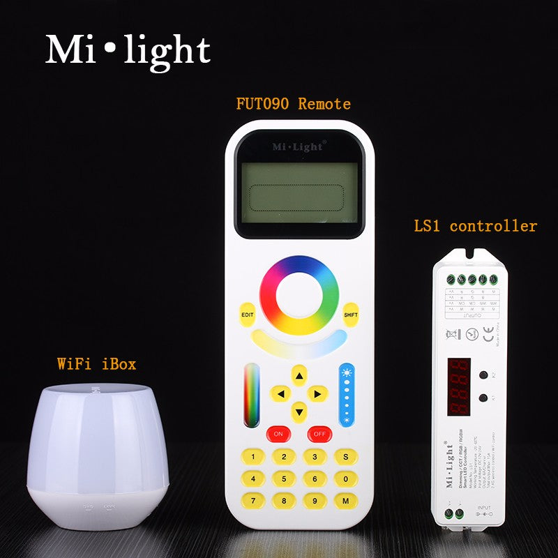 PRO 99 zonu 2.4G radio frekvences LED RGBW 12-24V Kontrolieris 15A, WI-FI uztvērējs