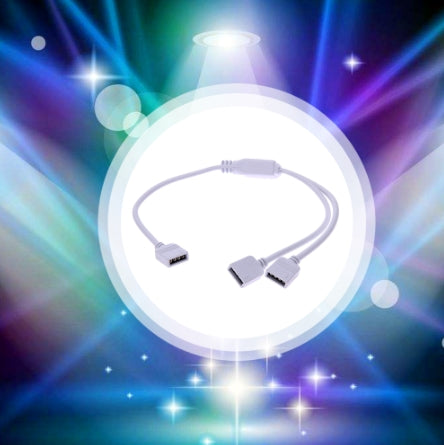Flexible connection from 1 to 3 outputs, for LED strip RGB color, SMD5050/SMD3529