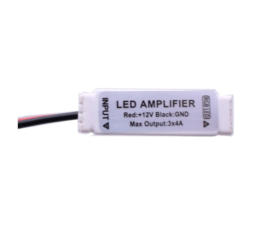 12V 144W 3x4A pastiprinātājs LED RGB 5050, 3528 lentēm