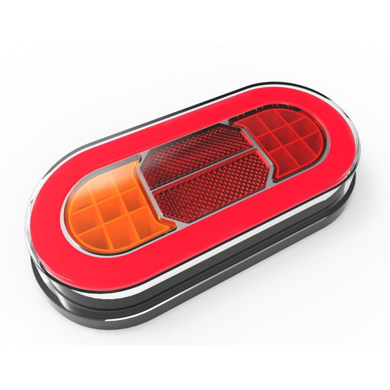 LED aizmugurējais lukturis 12/24V, ECE / R7 / R6 / R23 / R10