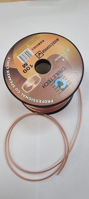 Акустический провод 2x0,35 мм² бесцветный