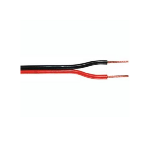 Acoustic cable 2x0.75mm² black/red (copper)