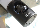 EZVIZ facade outdoor 2K+ resolution light-video camera LC3 with people detection and two-way audio, 32GB eMMC built-in memory