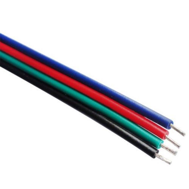 1m kaabel 4x0.3mm² BLGRB, LED RGB ühendamiseks