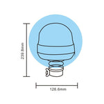 Pöörlev LED-valgusti R65, DC 12/24V