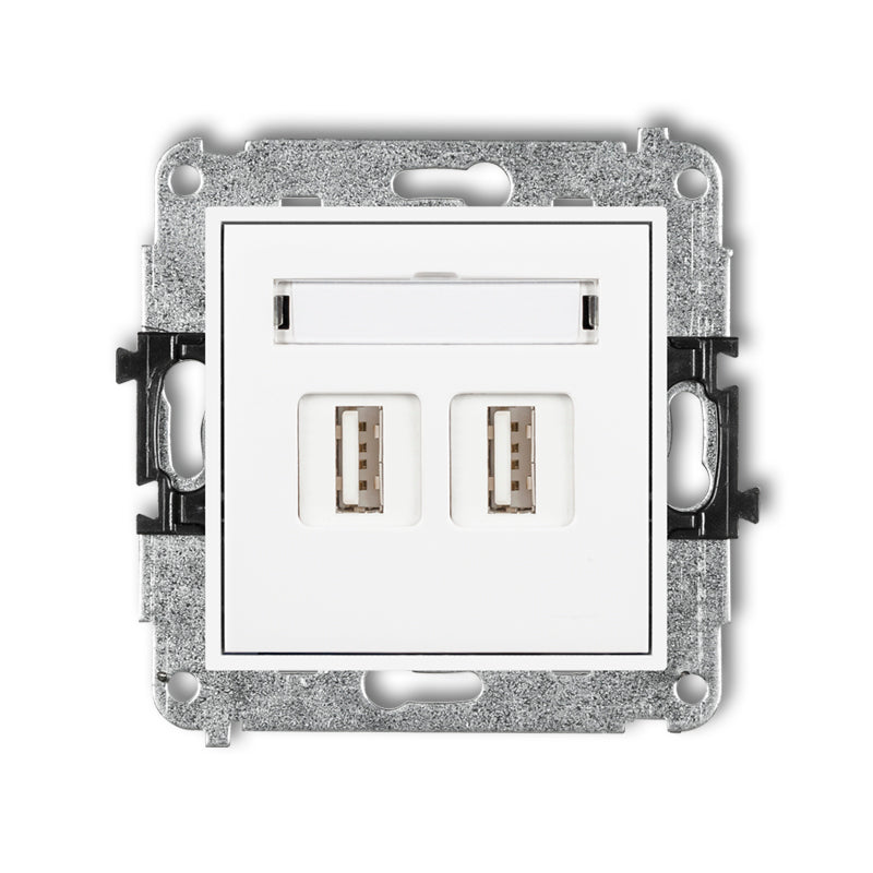 USB-AA 3.0, ligzda Mini, 2-vietīga, z/a, balta