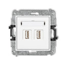 USB-AA 3.0, ligzda Mini, 2-vietīga, z/a, balta