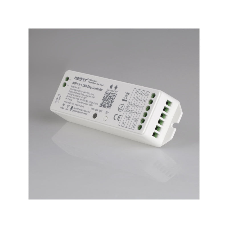LED lentes kontrolieris 12-24V 15A RGBCCT RGBW RGB un MONO, saderīgs ar AMAZON ALEXA