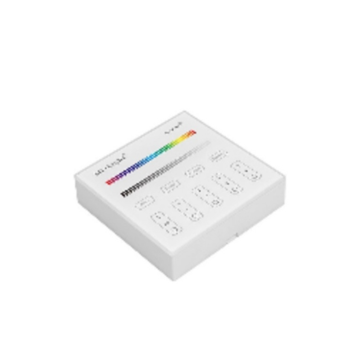 Mi-Light dimmer, RGBW, 4-tsooniline, puutetundlik, 2.4G /3V (2xAAA), juhtmevaba, 30 m raadiusala