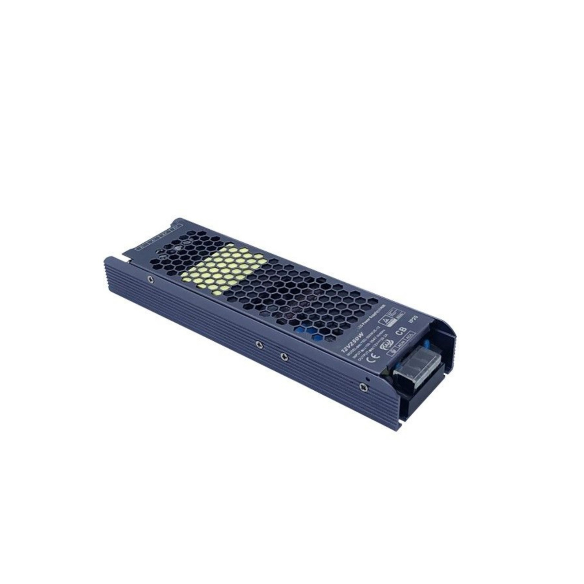 SLIM LED Barošanas bloks 500W 20.8A 24V, ūdensnedrošs IP20, metāla, 232mm - 81mm - 31mm