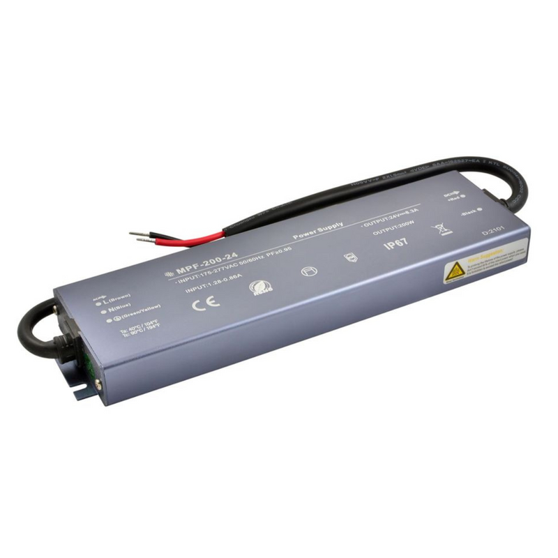 LED Power supply unit 200W 8.3A 24V, waterproof IP67