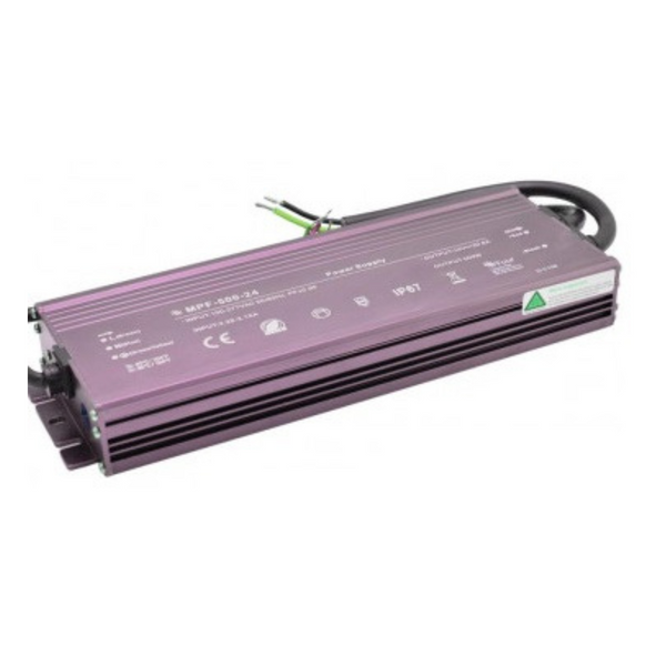 LED Power supply unit 500W 21A 24V, waterproof IP67