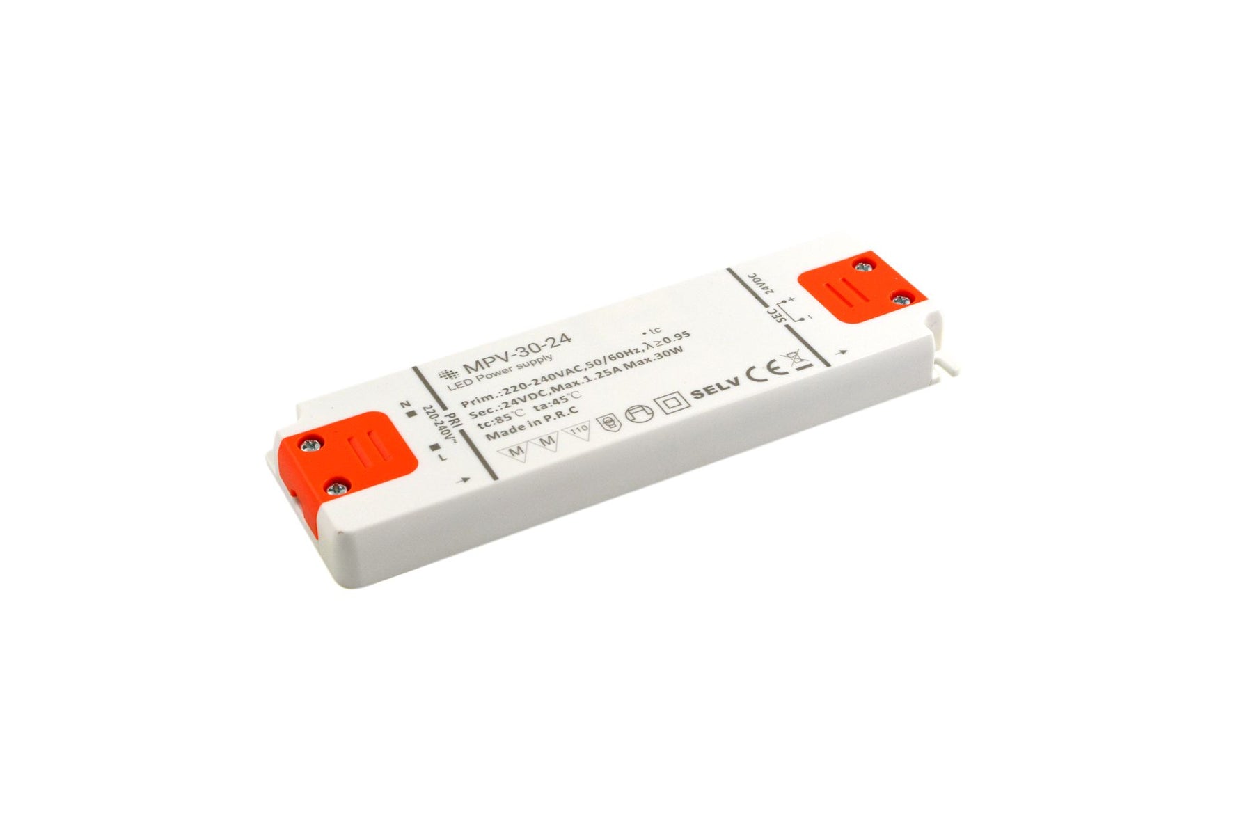 30W 12V LED-strömförsörjning, IP20, PFC