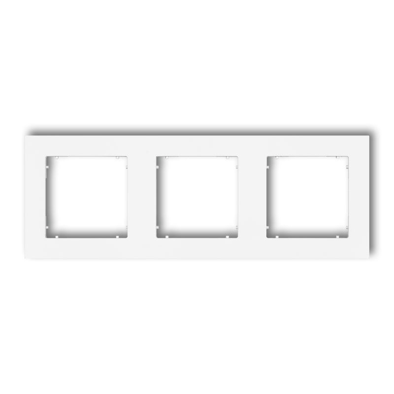Universal 3-seater plastic frame MINI, white
