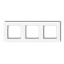 Universāls 3-vietīgs plastmasas rāmis MINI, balts