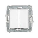1+1 switch mechanism MINI, z/a, IP20/IP44, white