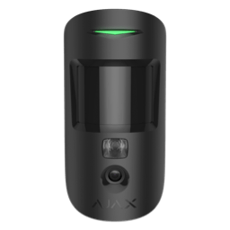 AJAX Wireless indoor motion detector MotionCam PhOD with photo verification Black