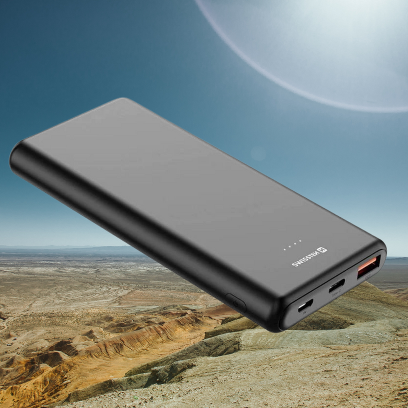 Power Bank External Charging Battery USB / USB-C / Micro USB / 20W / 10000 mAh