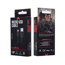 Maxlife kabel USB - USB-C 0,2 m 2A svart