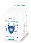 Steriliseringsservetter för engångsbruk DISPLAY (20 x 10 st.)