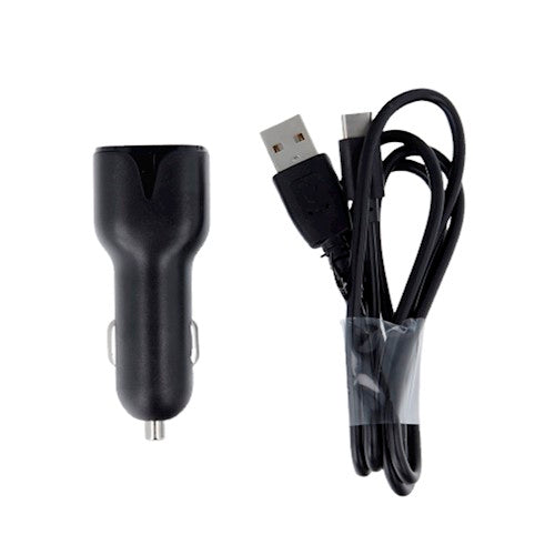 Maxlife MXCC-01 automašīnas lādētājs 1x USB 2.1A melns + USB-C kabelis