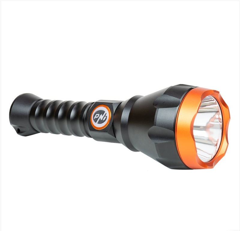 PNI Adventure F550 Crystal LED flashlight, 10 W, aluminum, 500 lm, up to 700 m, IPX6, 4000 mAh battery included, USB Type-C charging
