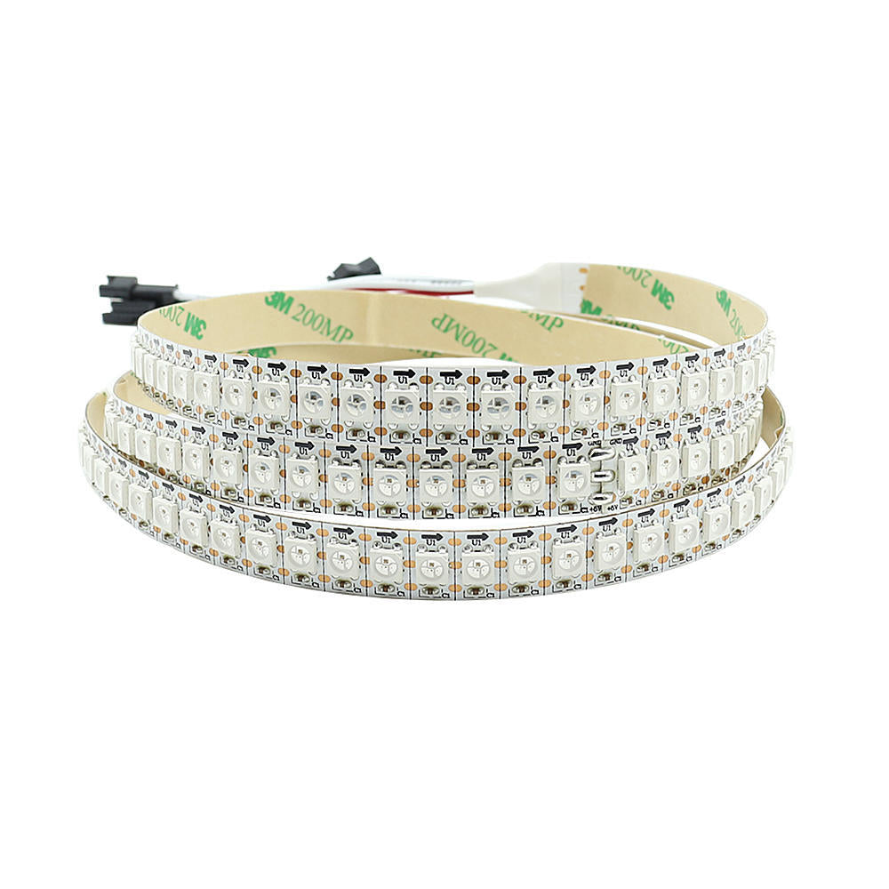 43.2W/m 5V 144 LED valge PCB IP20 WS2812B IC LED riba