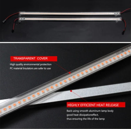 LED plant growing lamp 7W 50cm, 220V, connectable to 6 units, without power cable