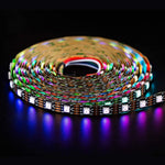 5 m rullis IC LED lente WS2815 18W/m, 12V, 60 LED/m, IP20, melns PCB