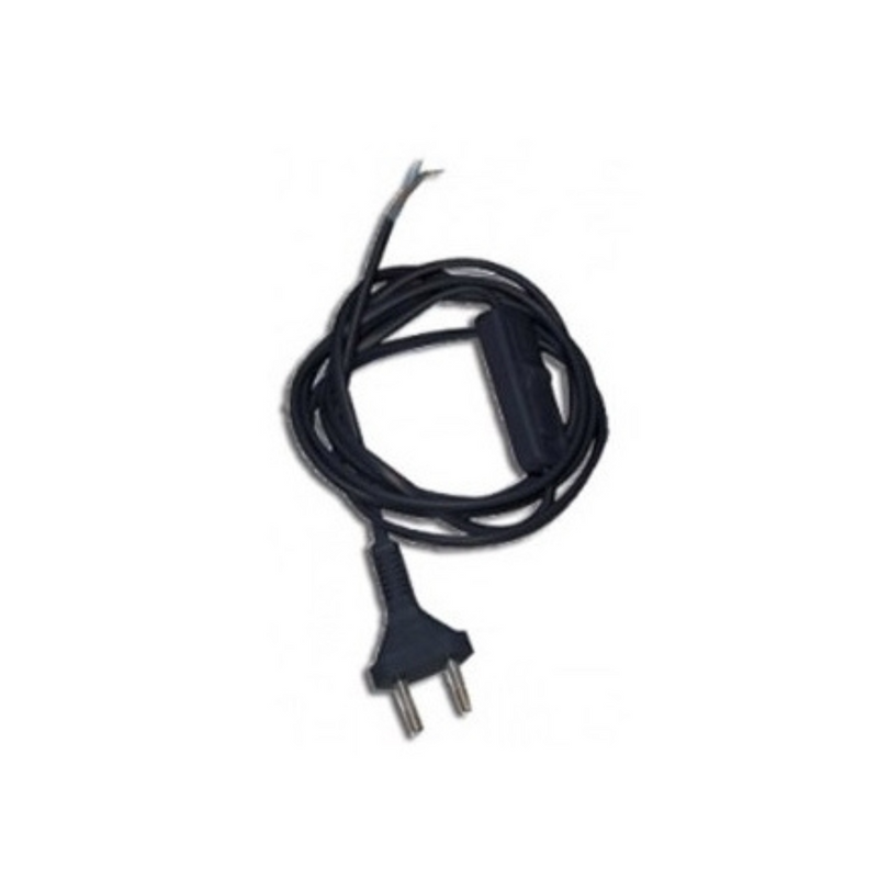 CET SP/W1.9(2x0.50) черный провод с переключателем