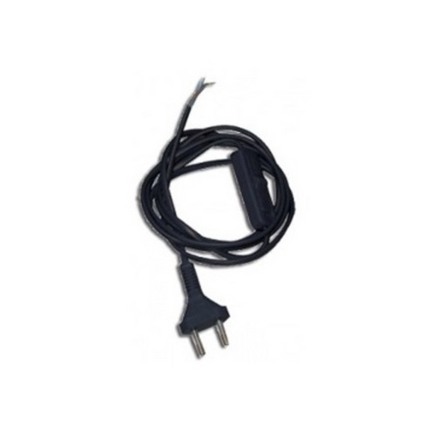 CET SP/W1.9(2x0.50) black wire with switch
