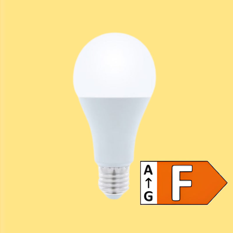 E27 18W(1680Lm) LED Bulb, IP20, A65, warm white light 3000K