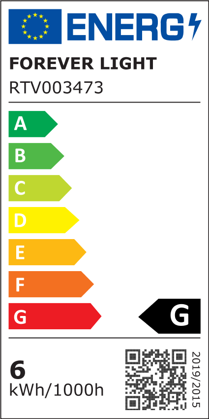 E27 6W (480Lm) LED-pirn G45, IP20, neutraalne valge valgus 4500K