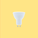 GU10 1W(90Lm) LED spuldze, keramikas, silti balta gaisma 3000K