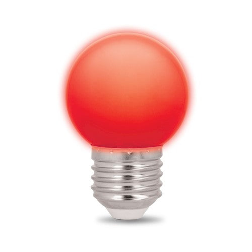 E27 2W LED-pirn G45 230v punane 5tk Forever Light veekindel